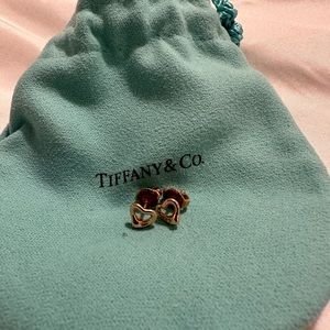 Tiffany & Co. Open heart mini earrings